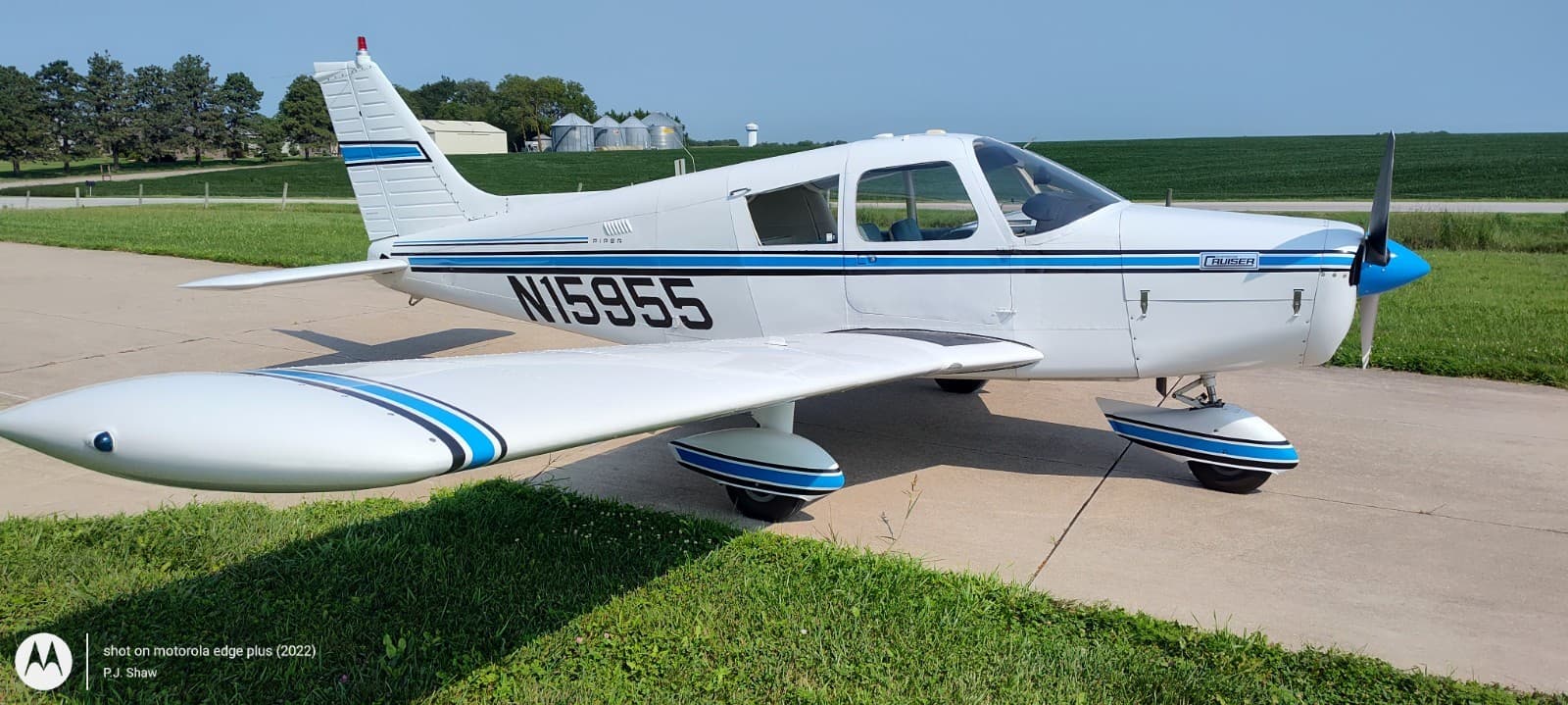 1973 Piper Cherokee 140/160 /2,462 ttsn / no corrosion/ midwest plane since new