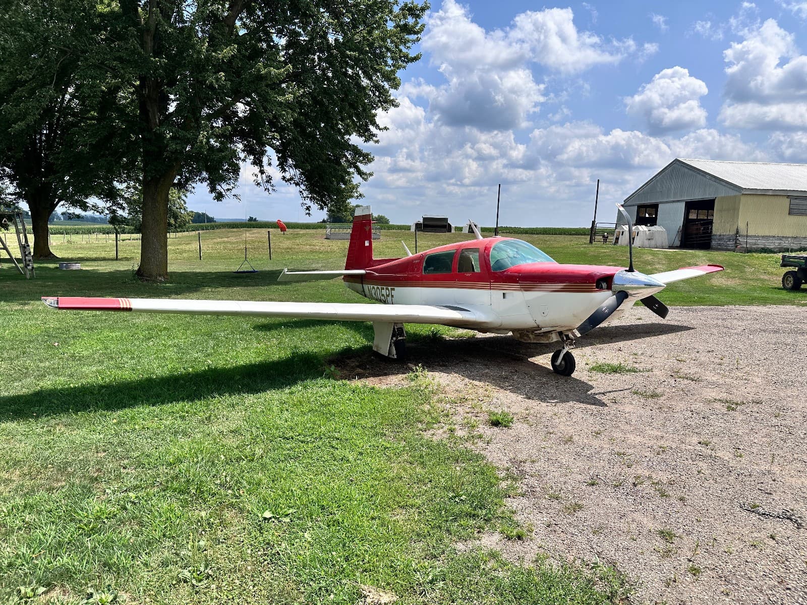 1981 MOONEY 305 ROCKET, SERIAL #1, PROP STRIKE DAMAGE, CHEAP!