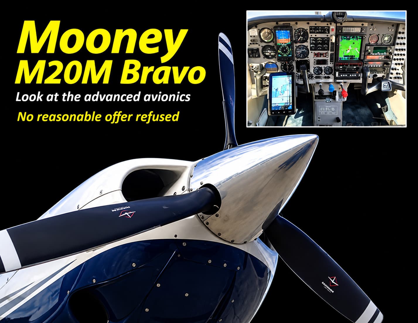 Best equipped Mooney Bravo, Own for $1680/mo with just 15% Down