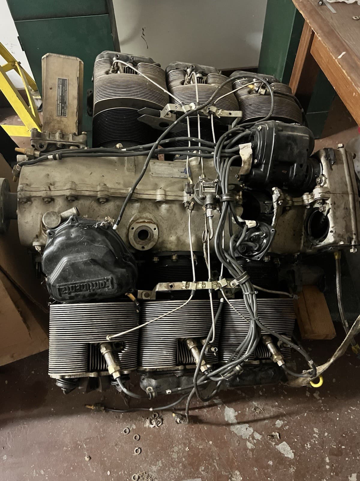 TSIO520R Eng. For Parts Only T210EXHAUST for Parts Only
