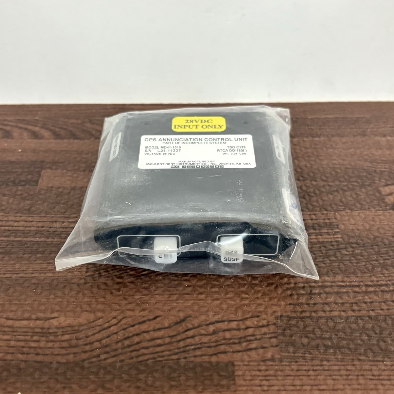 New Mid Continent MD41-1510 GPS Annunciation Control Unit For Garmin GTN Units — photo 1