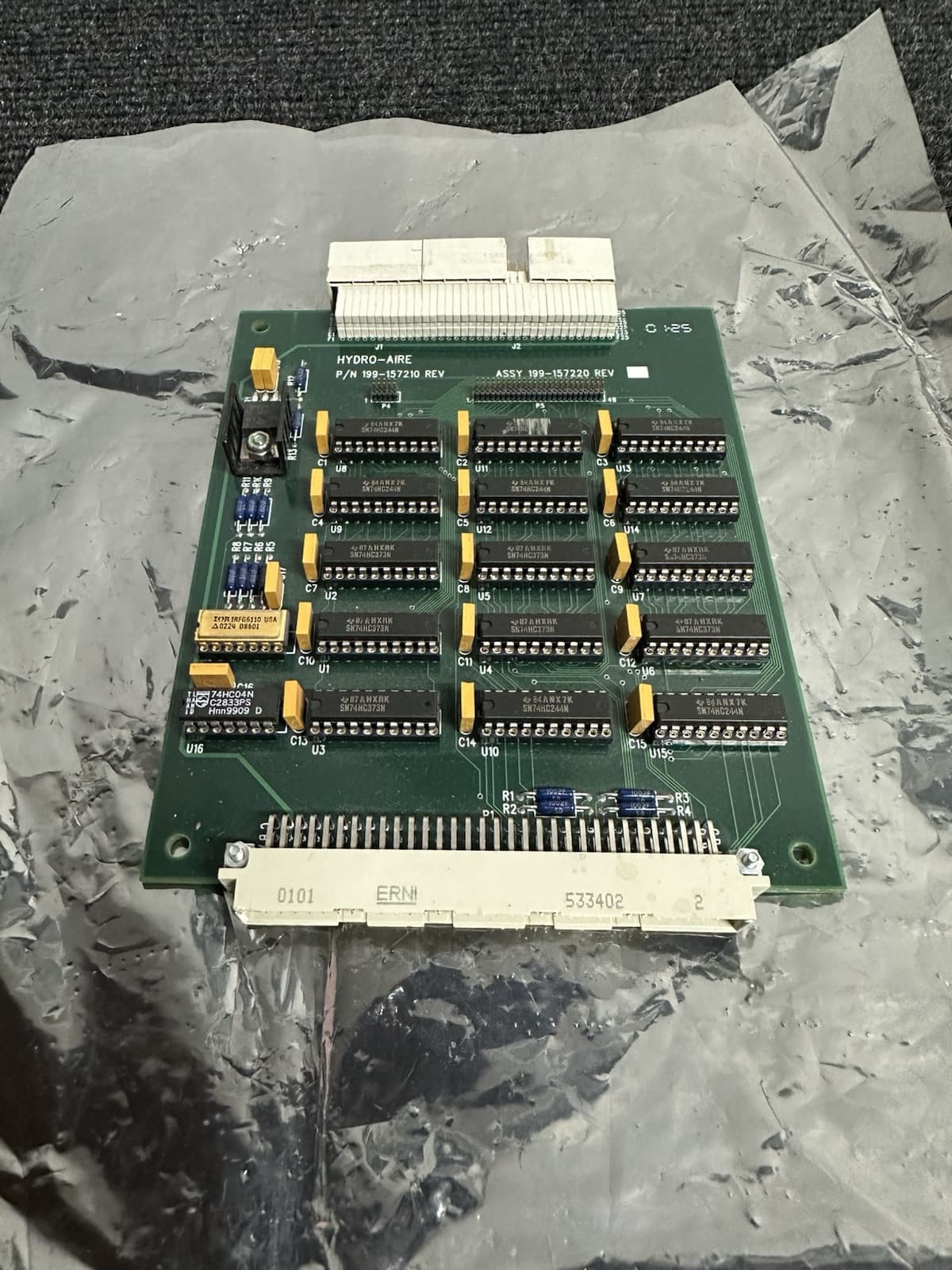 Hydro-Aire Crane P/N 199-157210 Assy 199-157220 Aircraft Avionics PCB Board