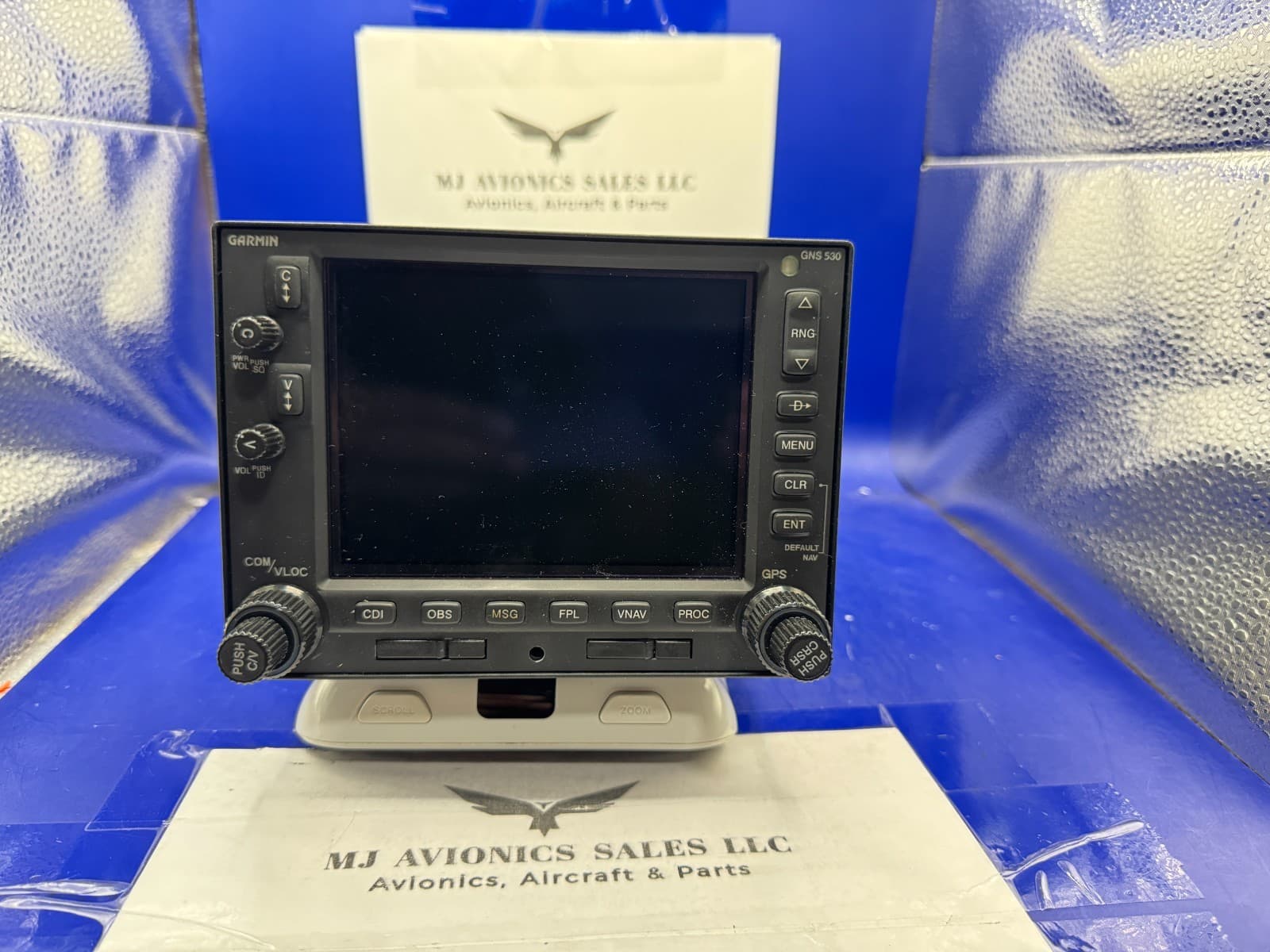 GARMIN GNS 530W WAAS GPS/NAV/COMM 14/28 VDC P/N 011-01064-00 WITH FAA FORM 8130